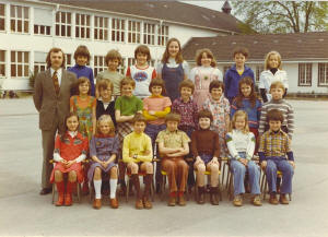 BSD Bensber, school IJzer, 1976-77, 4de leerjaar, Meester Godts