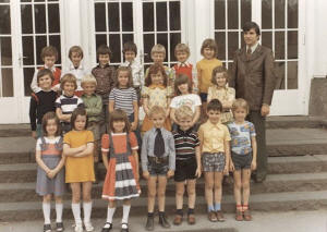 BSD Bensberg, Klasfoto 1ste leerjaar, Schooljaar 1975-1976