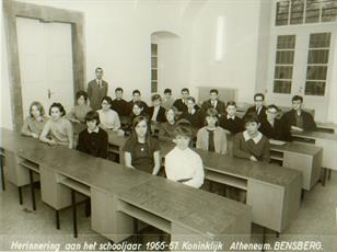 Kon.Atheneum Bensberg 1966 - 1967 met Mr. Coopmans. Foto ingestuurd door Liliane Vangenechten.